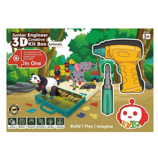 Toyiq Junior Engineer 3D Creative Kit Box Animal