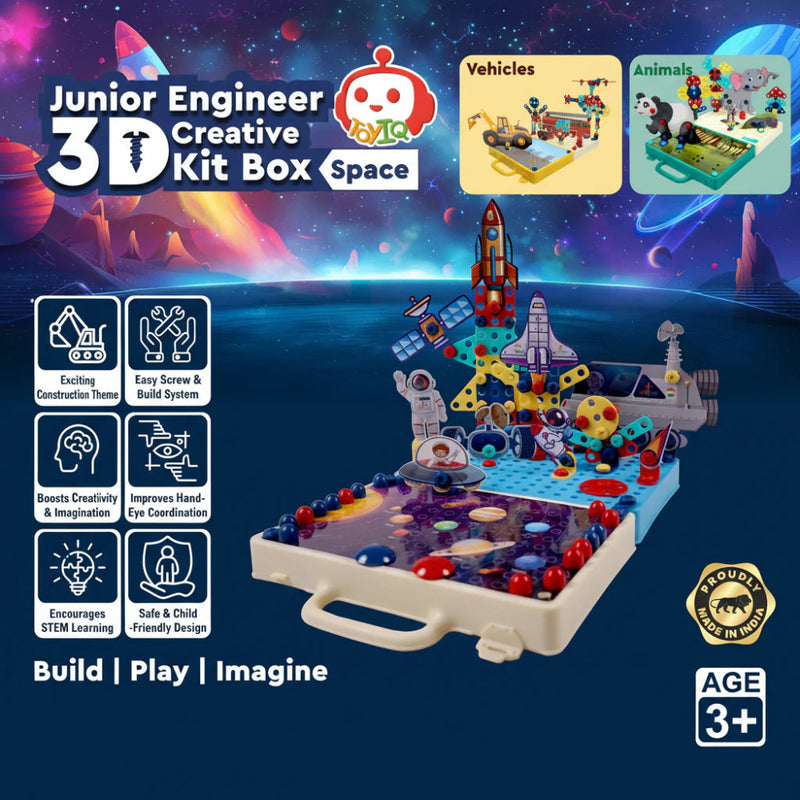 Toyiq Junior Engineer 3D Creative Kit Box Space