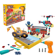 Toyiq Junior Engineer 3D Creative Kit Box Vehicles