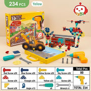 Toyiq Junior Engineer 3D Creative Kit Box Vehicles