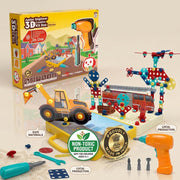 Toyiq Junior Engineer 3D Creative Kit Box Vehicles