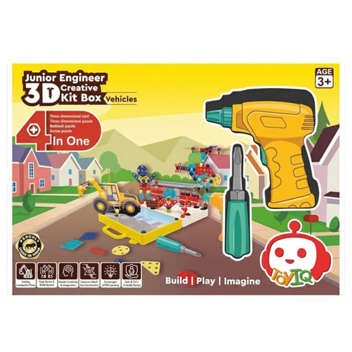Toyiq Junior Engineer 3D Creative Kit Box Vehicles