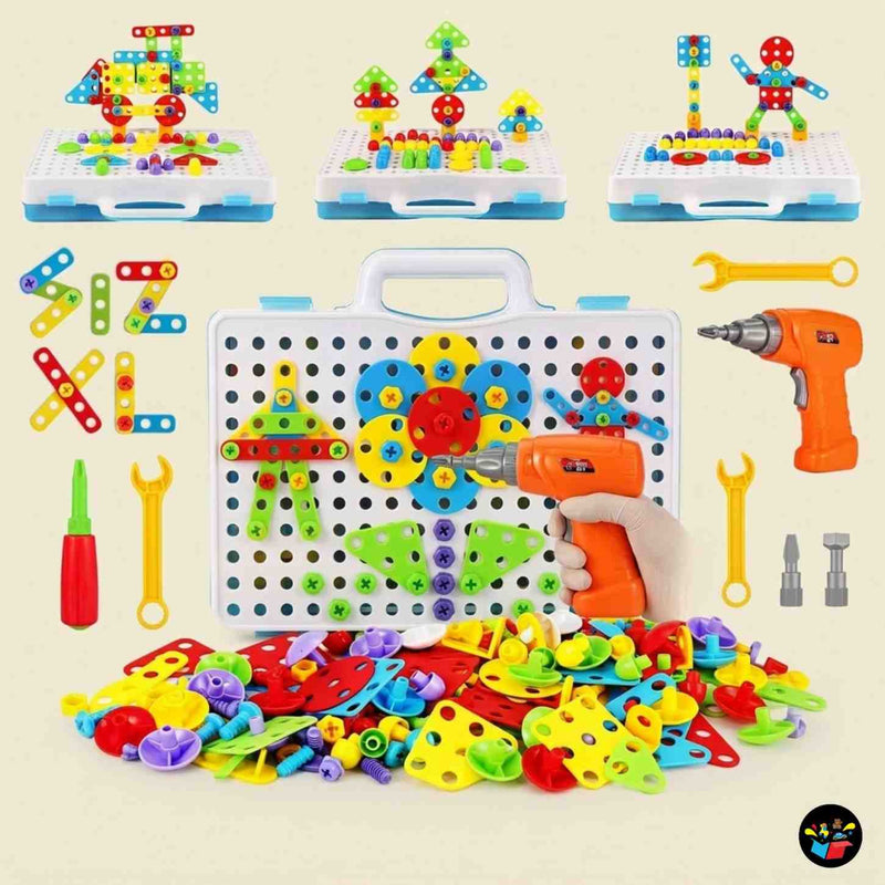 Toyiq Junior Engineer 3D Creative Kit Box for Kids
