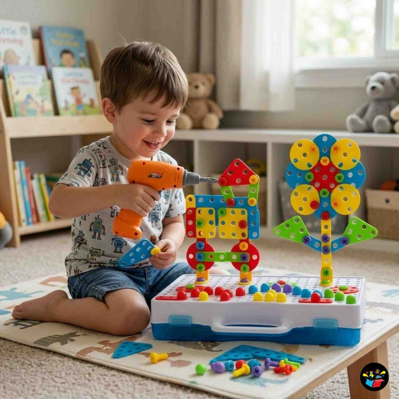 Toyiq Junior Engineer 3D Creative Kit Box for Kids