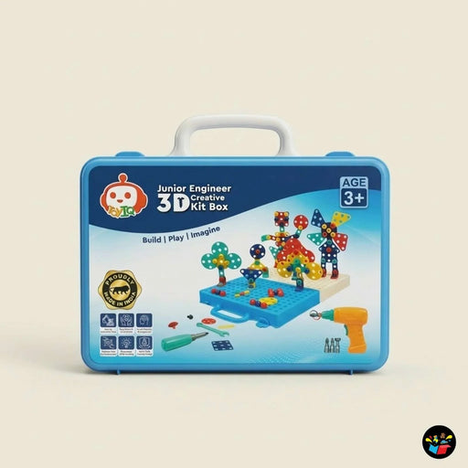 Toyiq Junior Engineer 3D Creative Kit Box for Kids