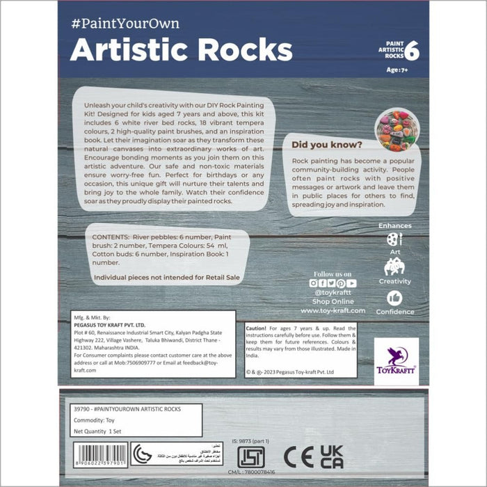 Toykraft Artistic Rock Painting-Arts & Crafts-Toykraftt-Toycra