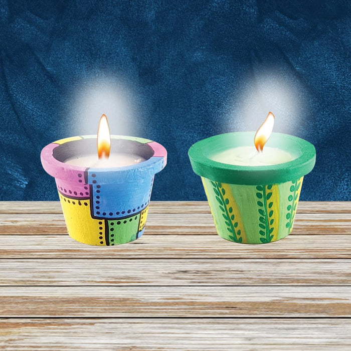 Toykraft Candles Pretty Pots-Arts & Crafts-Toykraftt-Toycra