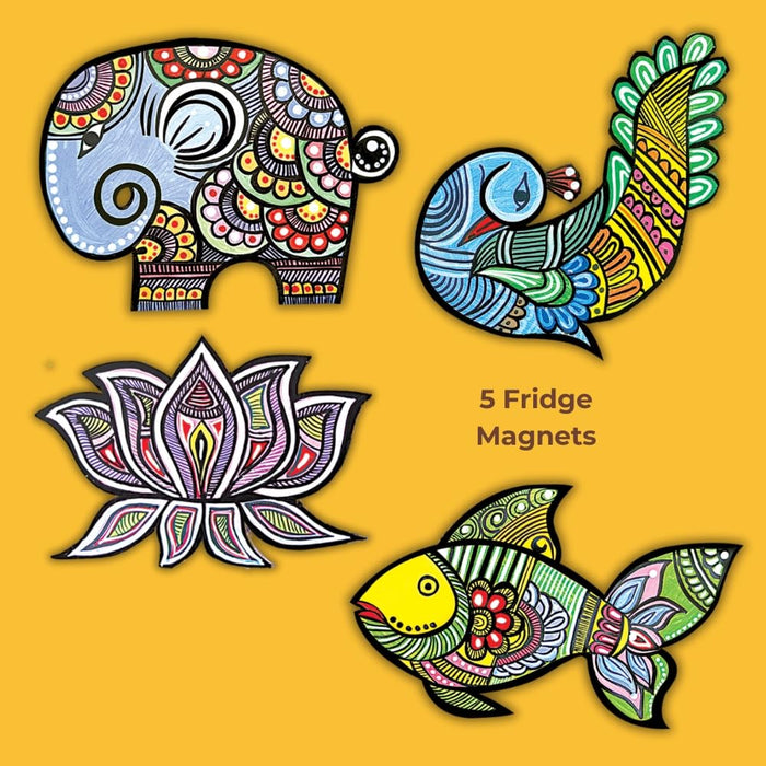 Toykraft DIY My Artistic Adventures Madhubani Art-Arts & Crafts-Toykraftt-Toycra