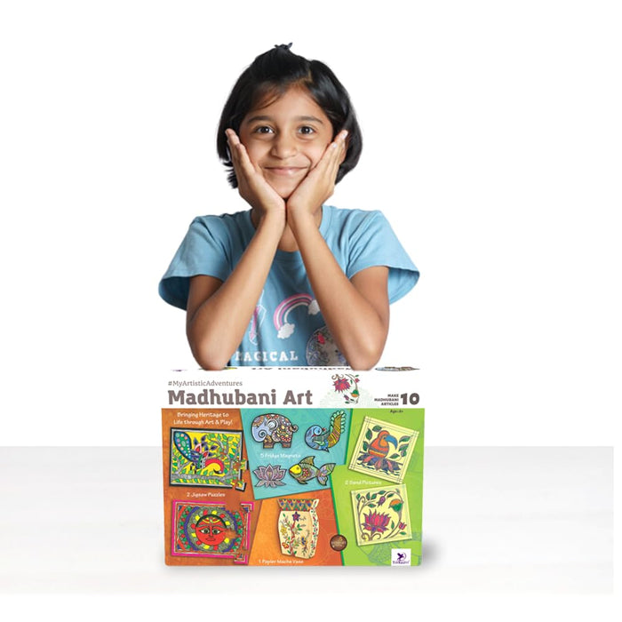 Toykraft DIY My Artistic Adventures Madhubani Art-Arts & Crafts-Toykraftt-Toycra