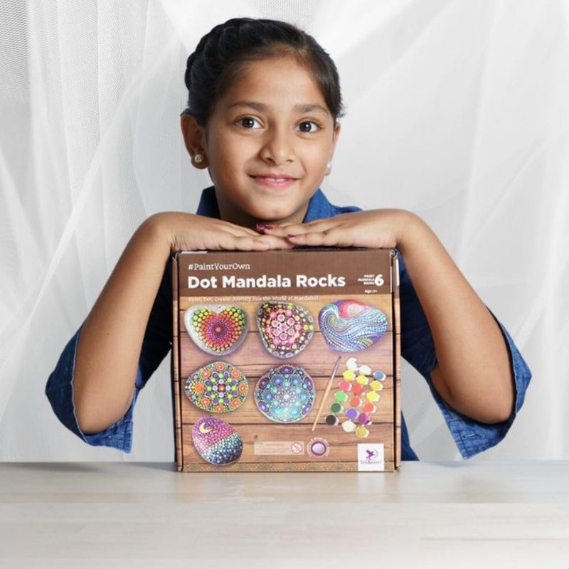 Toykraft Dot Mandala Rocks