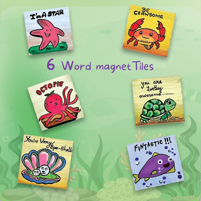 Toykraft Magnetic Marine Marvels Art and Craft Kit-Arts & Crafts-Toykraftt-Toycra