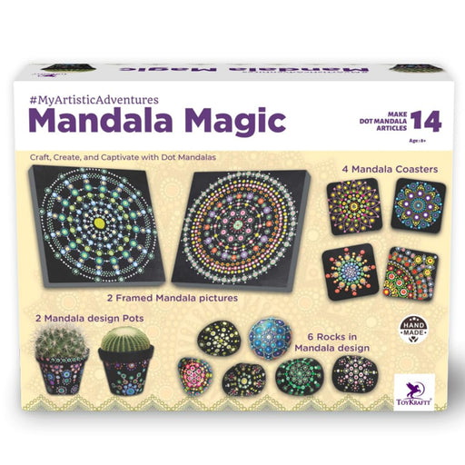 Toykraft Mandala Magic Art and Craft Kit-Arts & Crafts-Toykraftt-Toycra