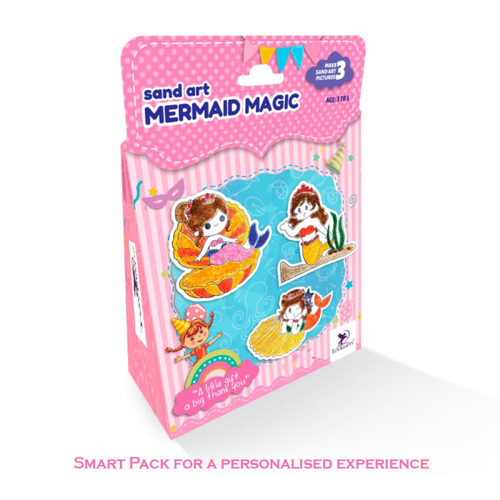 Toykraft Mermaid Magic Sand Art DIY Craft Kit-Arts & Crafts-Toykraftt-Toycra