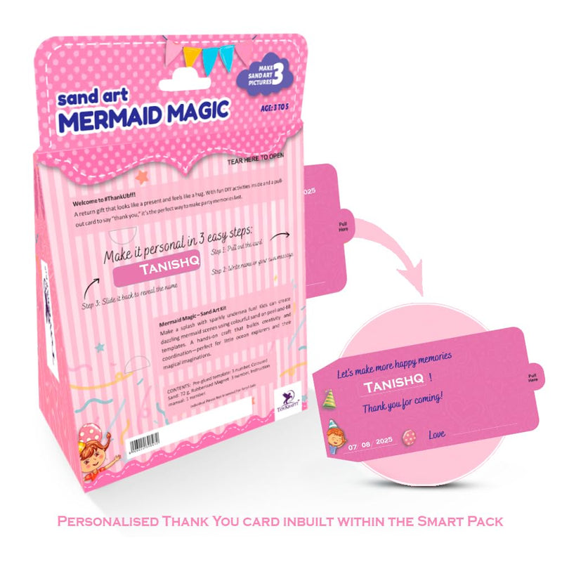 Toykraft Mermaid Magic Sand Art DIY Craft Kit