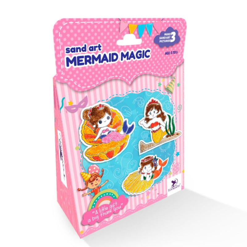 Toykraft Mermaid Magic Sand Art DIY Craft Kit
