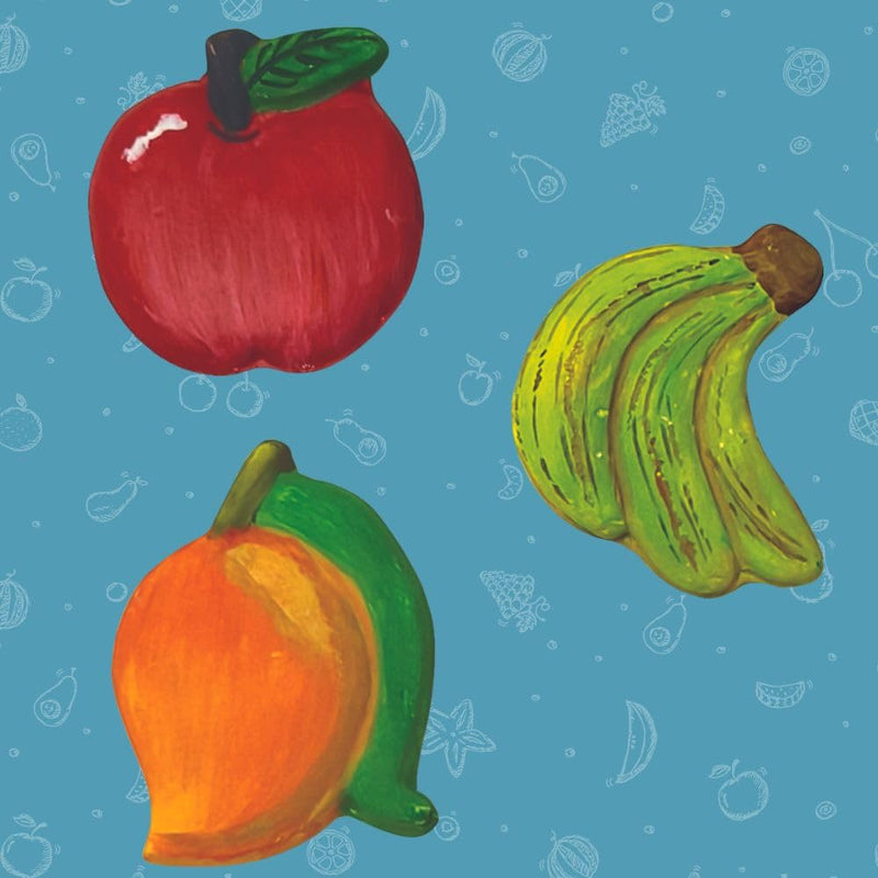 Toykraft Mould & Paint Fruit Magnets