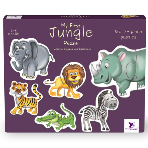 Toykraft My First Jungle Animal Puzzles-Puzzles-Toykraftt-Toycra