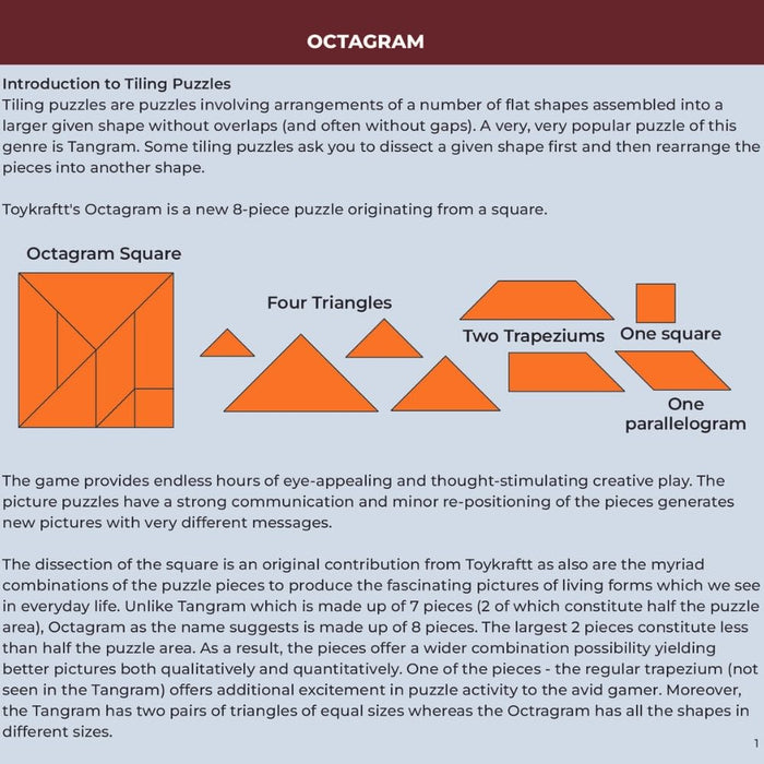 Toykraft Octagram Magnetic Puzzle Game-Puzzles-Toykraftt-Toycra