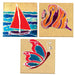 Toykraft Paint Your Own Art Kits Acrylic Coasters-Arts & Crafts-Toykraftt-Toycra