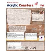 Toykraft Paint Your Own Art Kits Acrylic Coasters