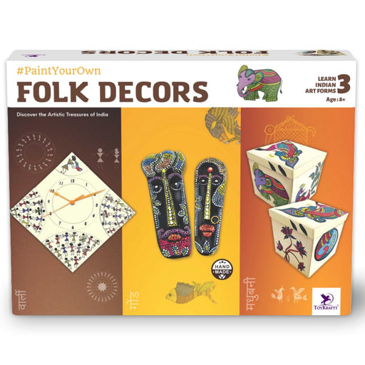 Toykraft Paint Your Own Folk Decors-Arts & Crafts-Toykraftt-Toycra