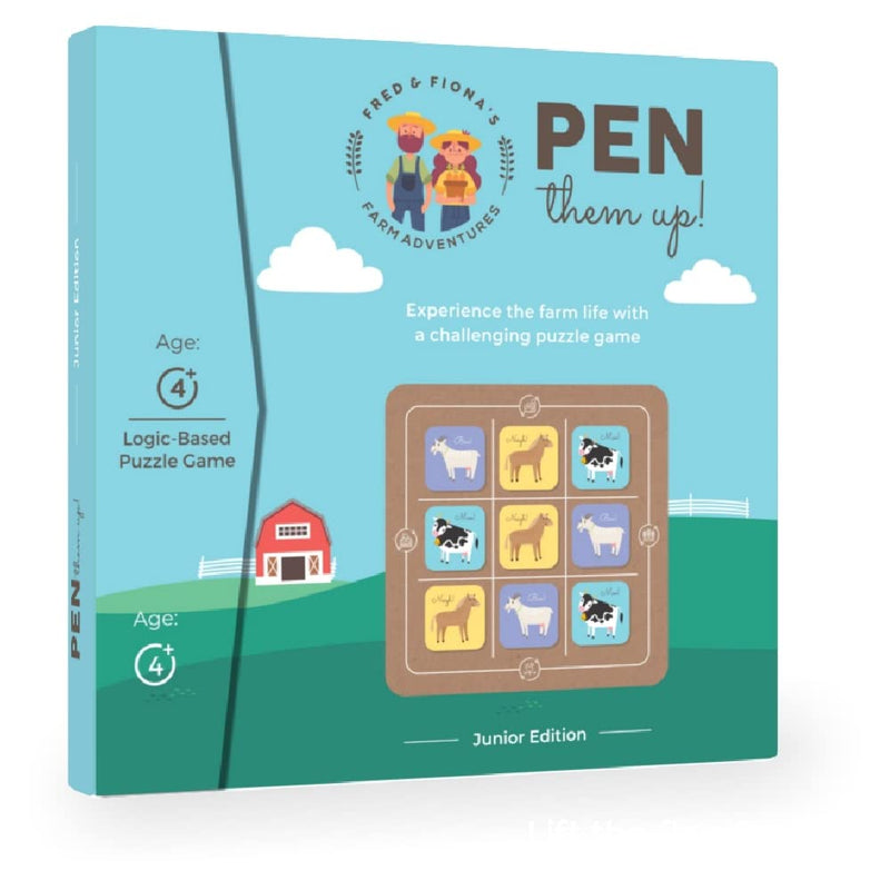 Toykraft Pen Them Up Logic Based Magnetic Puzzle