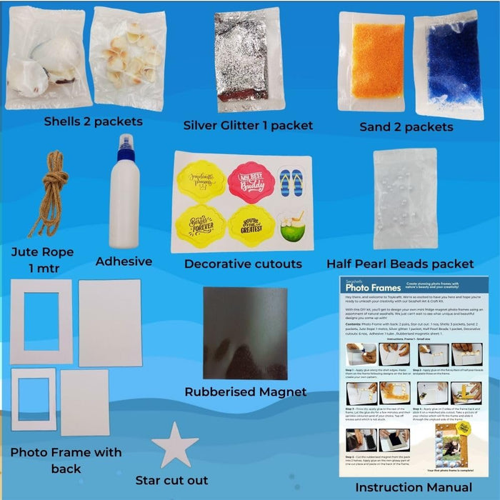 Toykraft Seashell Photo Frame-Arts & Crafts-Toykraftt-Toycra