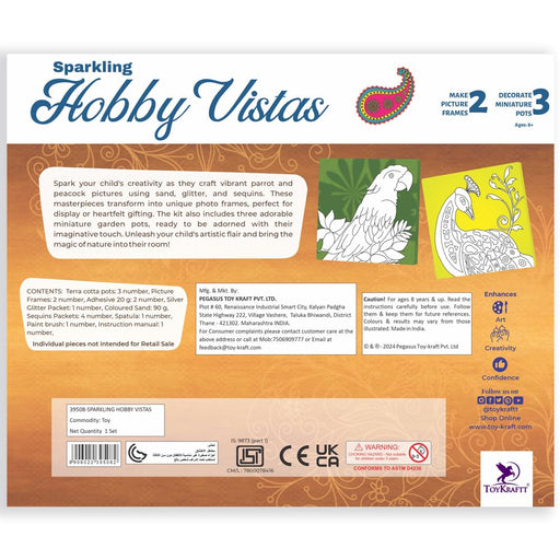 Toykraft Sparkling Hobby Vistas-Arts & Crafts-Toykraftt-Toycra
