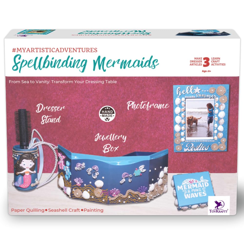 Toykraft Spellbinding Mermaids Art and Craft Kit | Buy Online at — Toycra