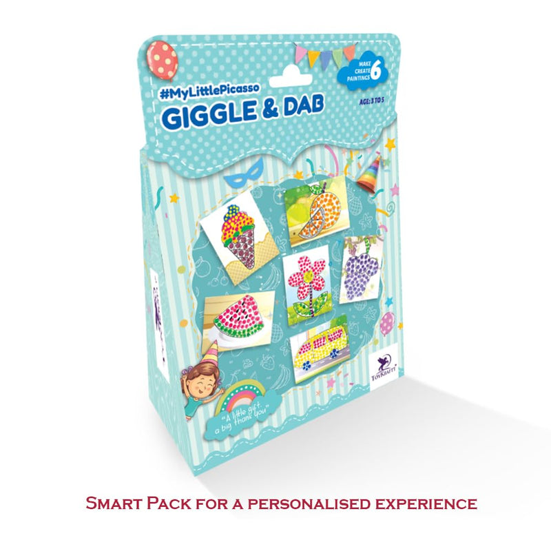 Toykraft ThankUbff Finger Painting DIY Kit Giggle & Dab