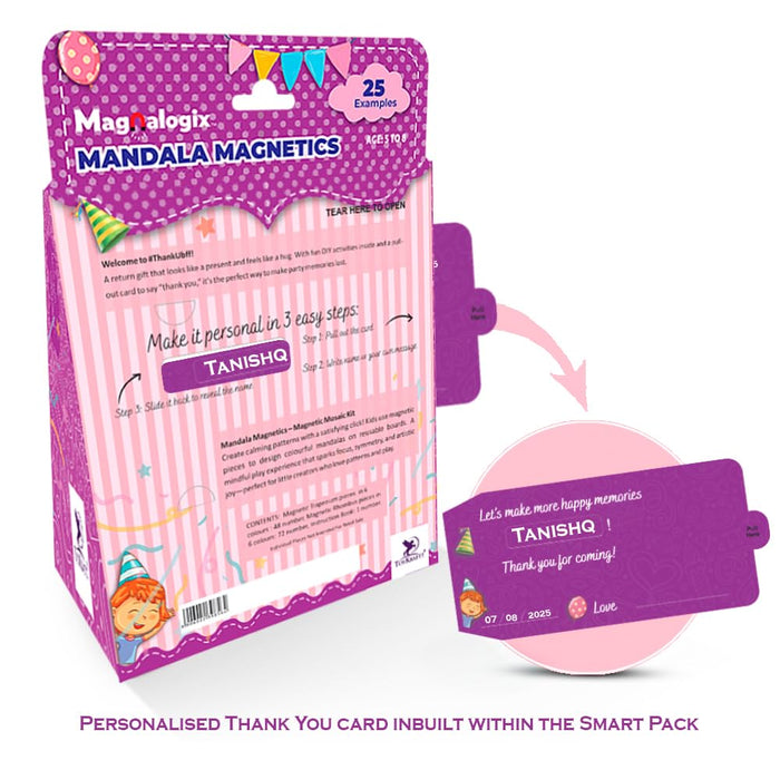 Toykraft ThankUbff Magnetic Mandala DIY Kit-Arts & Crafts-Toykraftt-Toycra