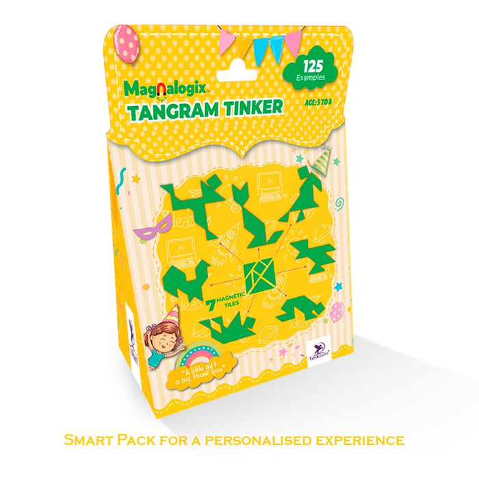 Toykraft ThankUbff Magnetic Tangram Puzzle for Kids 5-8 Years-Arts & Crafts-Toykraftt-Toycra
