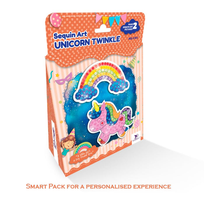 Toykraft ThankUbff Unicorn Sequin Art-Arts & Crafts-Toykraftt-Toycra