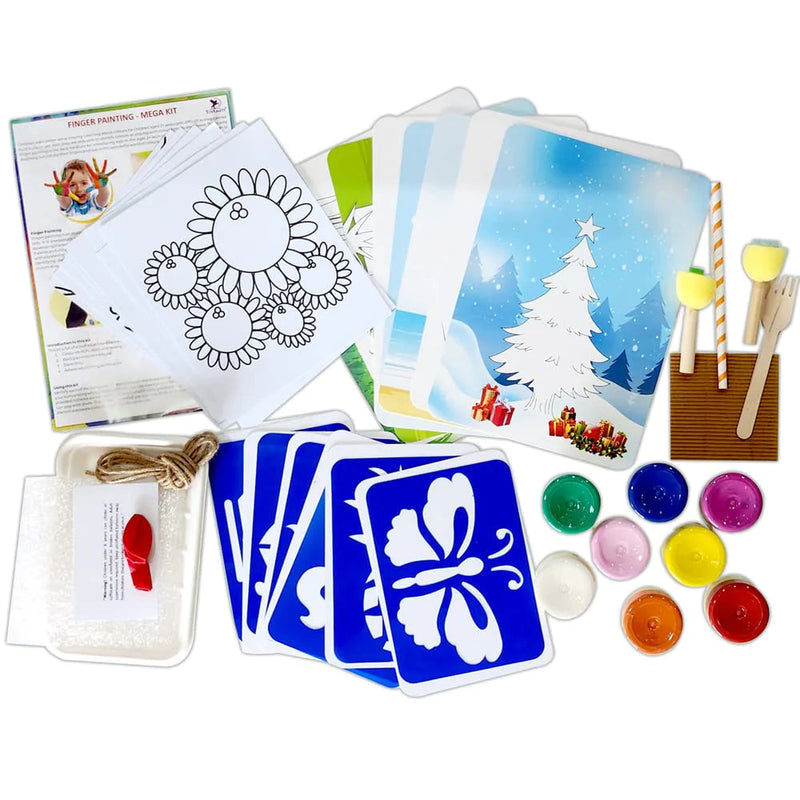 Toykraftt Finger Painting Mega kit