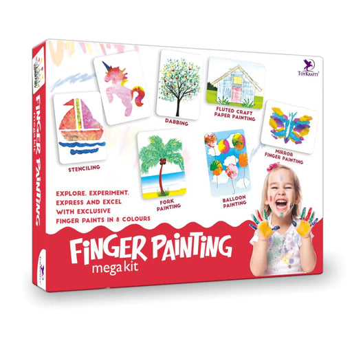 Toykraftt Finger Painting Mega kit-Arts & Crafts-Toykraftt-Toycra