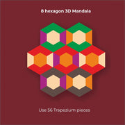 Toykraftt Magnalogix Mosaic Mandalas