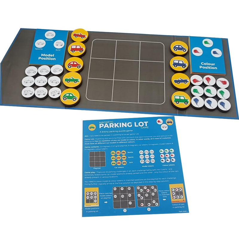 Toykraftt Magnalogix Parking Lot Game