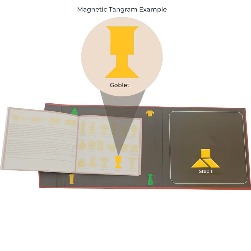 Toykraftt Magnalogix Tangram