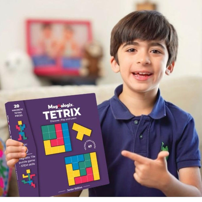 Toykraftt Magnalogix Tetrix - Junior-Board Games-Toykraftt-Toycra