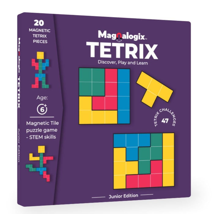 Toykraftt Magnalogix Tetrix - Junior-Board Games-Toykraftt-Toycra