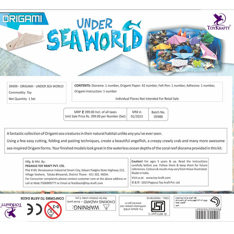 Toykraftt Origami Under Seaworld