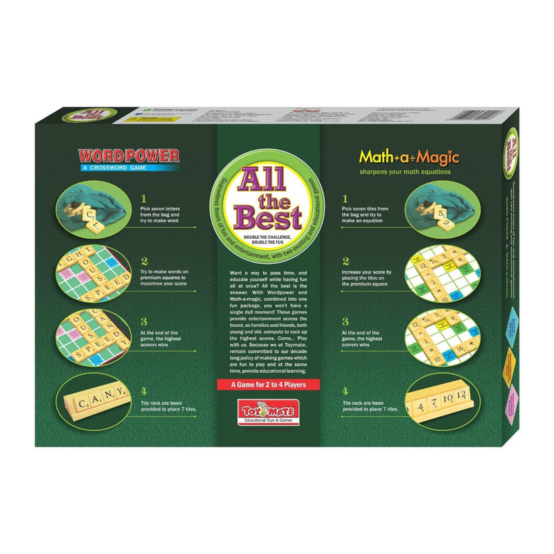 Toymate All the Best – 2-in-1 Educational Board Game for Kids