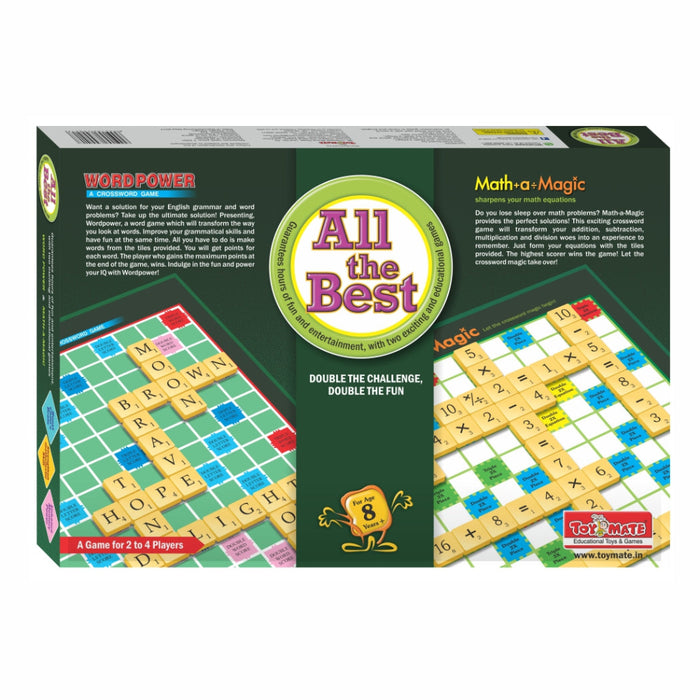Toymate All the Best – 2-in-1 Educational Board Game for Kids-Board Games-Toymate-Toycra