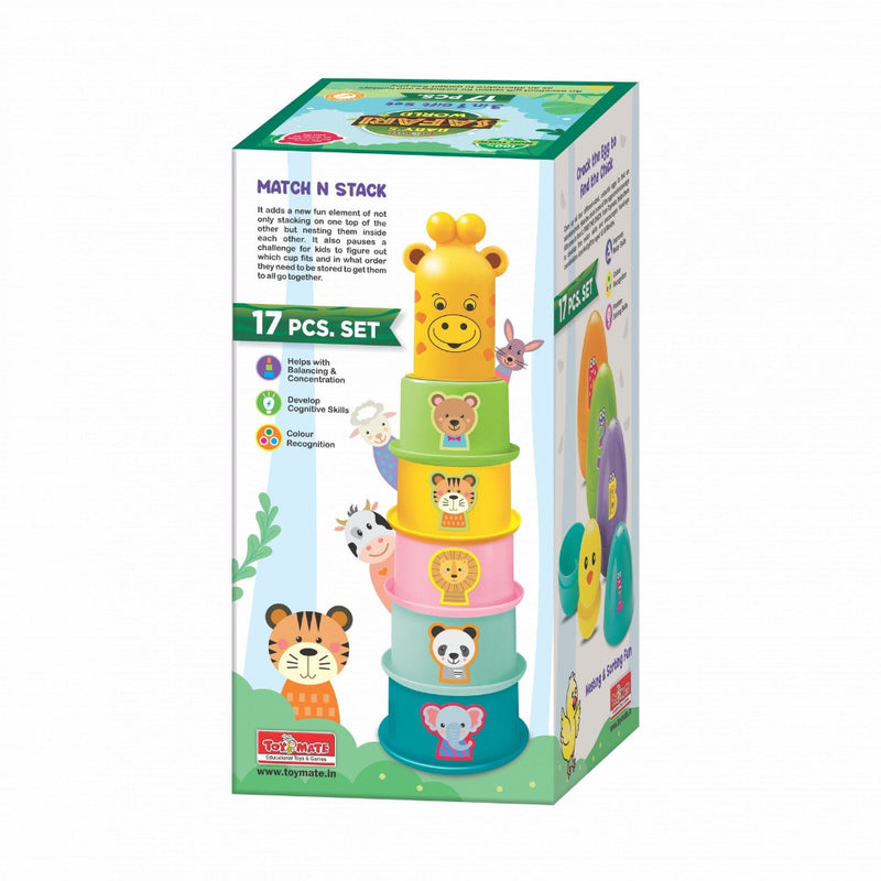 Toymate Baby’s Safari World 3-in-1 Gift Set – 17 PCS
