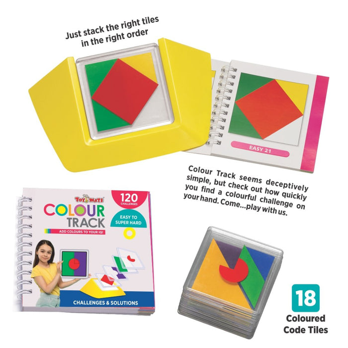 Toymate Colour Track – Educational Puzzle Game for Kids (Age 4-8) | 120 Challenges | Develops IQ, Logic & Spatial Skills-Puzzles-Toymate-Toycra