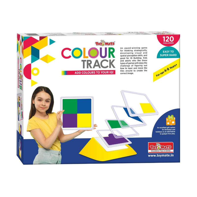 Toymate Colour Track – Educational Puzzle Game for Kids (Age 4-8) | 120 Challenges | Develops IQ, Logic & Spatial Skills