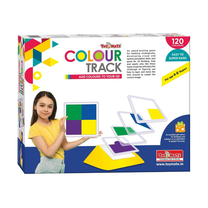 Toymate Colour Track – Educational Puzzle Game for Kids (Age 4-8) | 120 Challenges | Develops IQ, Logic & Spatial Skills-Puzzles-Toymate-Toycra