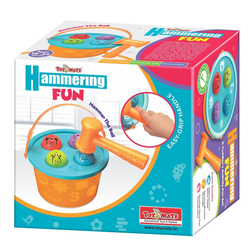 Toymate Hammering Fun – Baby Muscle Development Toy (Age 18+ Months) | Sensory Learning Toy | Safe & Gadget-Free Play
