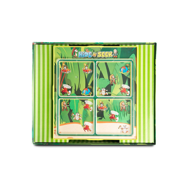 Toymate Hide N Seek Jungle A Puzzle Board Game | 48 Logic Challenges for Kids & Adults