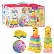 Toymate Kiddle's Joy Set - A 4 in 1 Toddler's Learning & Activity Gift Set for 12 Months and Above
